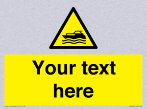 Custom Warning motorised watercraft